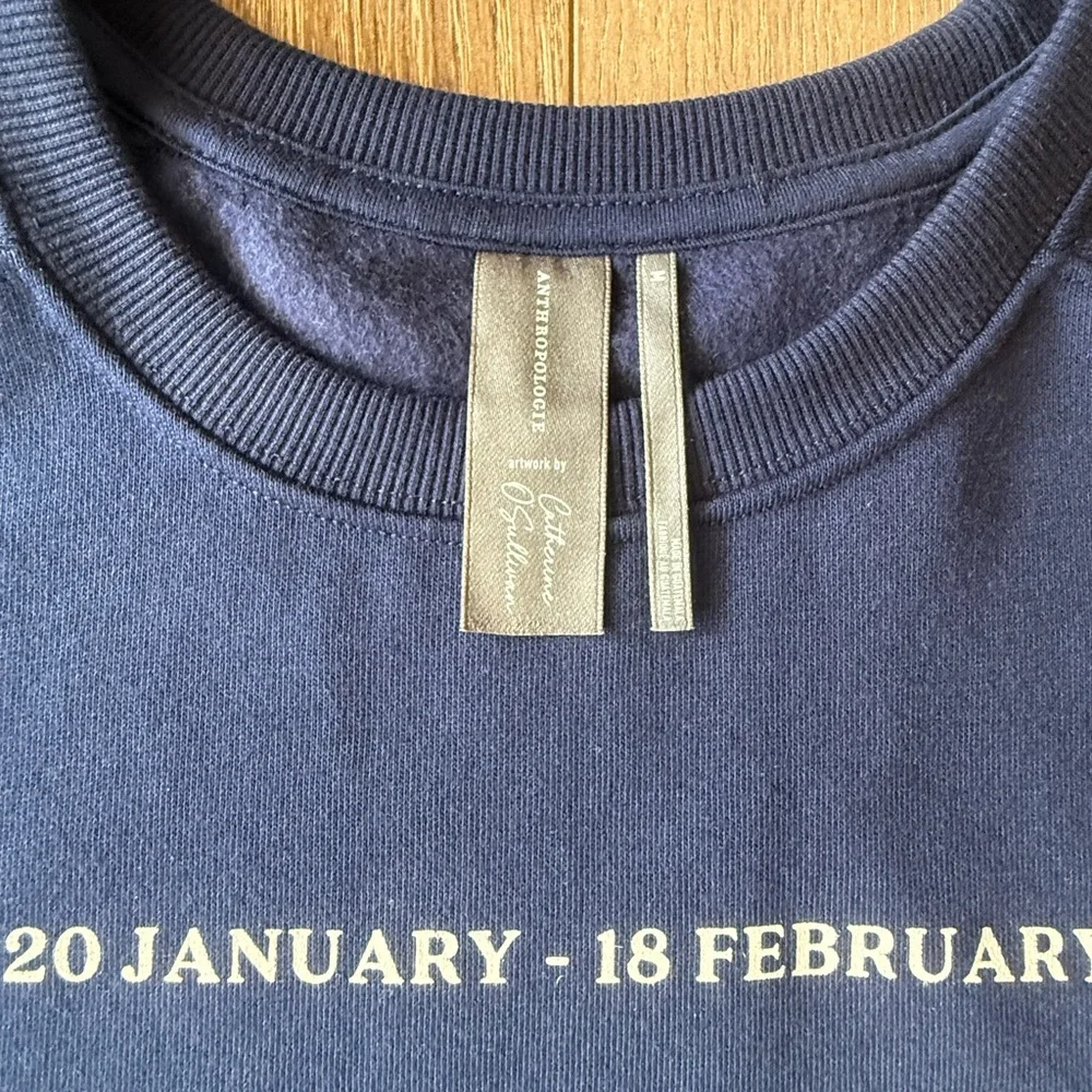 Anthropologie Zodiac Aquarius Sweatshirt Size M - Picture 4 of 4